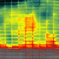 赤外線カメラによる異常箇所の可視化