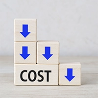 ドローンでコスト削減